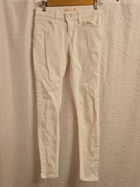 Levi's 535 Jeans Women's Size 2 Size 26 White 535 Super Skinny Denim‎ Jean